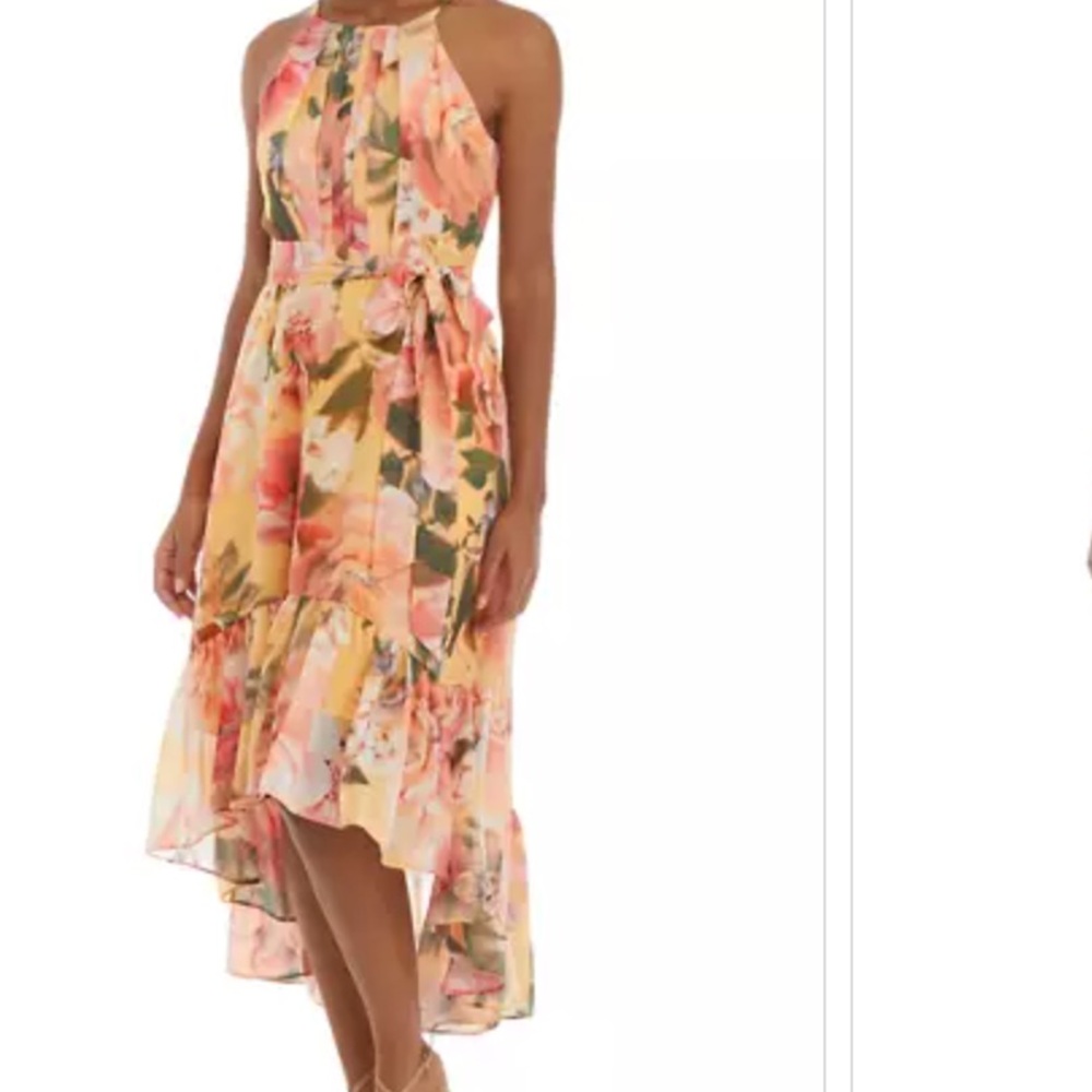 Sleeveless Halter Neck Dress